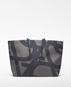 ナイロンマキシロゴショッパーバッグ