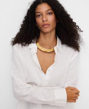 Choker met&aacute;lico relieve