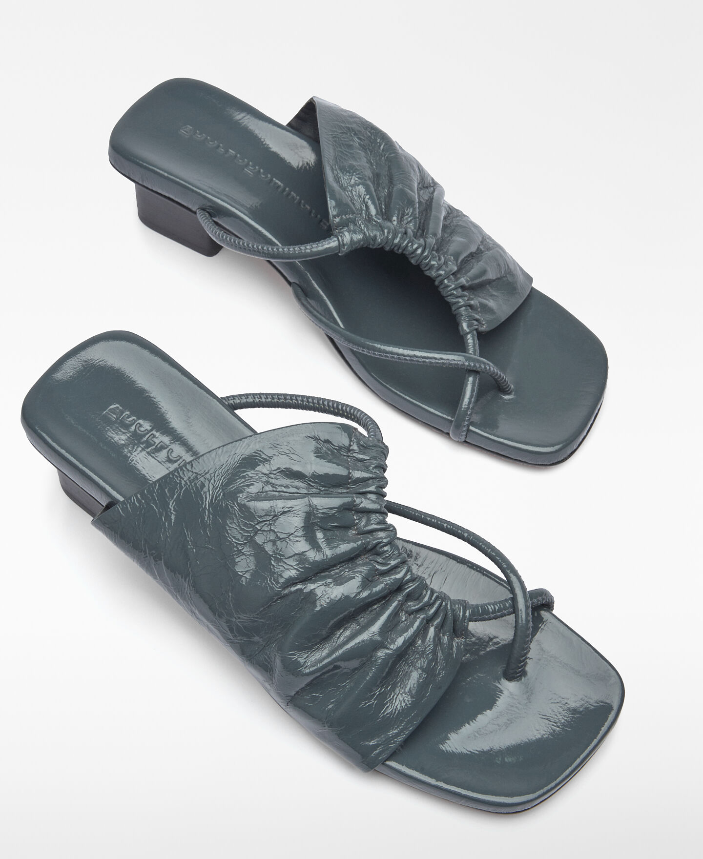 Adolfo Domínguez España Sandalia De Tacón Adolfo Domínguez Negro