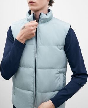 Reversible padded waistcoat
