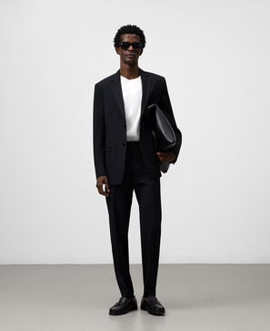 Slim fit tailored trousers man