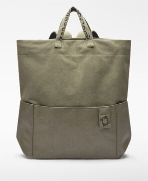 Mochila saco poli&eacute;ster reciclado hombre