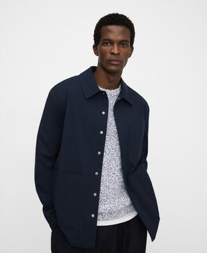 Lapel collar technical jacket