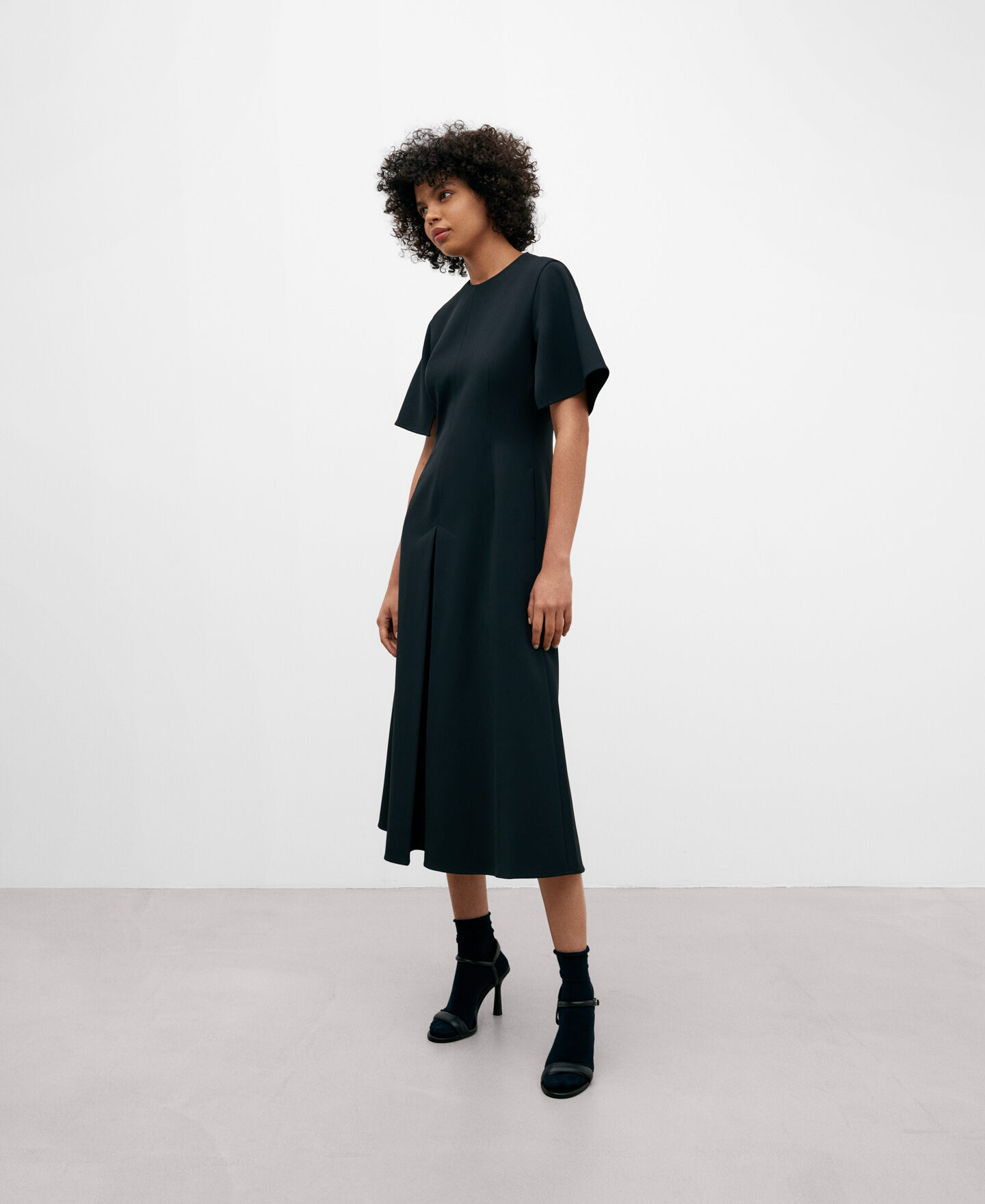 【レビューを書けば送料当店負担】 A-line skirt flared dress Mサイズ