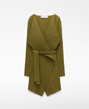 Veste crinkle d&eacute;structur&eacute;e