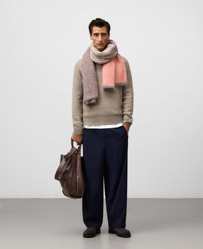 Knit crew collar sweater man