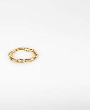Ring mit unregelm&auml;&szlig;igen Kettengliedern