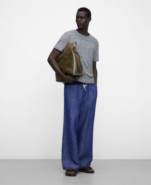European linen heathered T-shirt