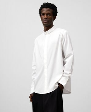 High Mandarin collar regular fit shirt man