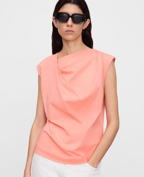 Camiseta drapeo PYRATEX&reg; Algod&oacute;n Espa&ntilde;ol