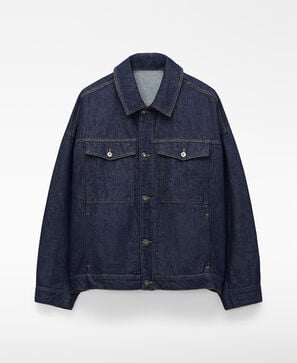 Coton denim oversize jacket