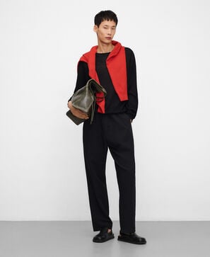 Jersey punto melange lino europeo