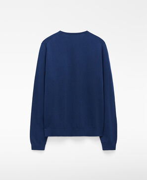 Organic cotton rolled neck sweater