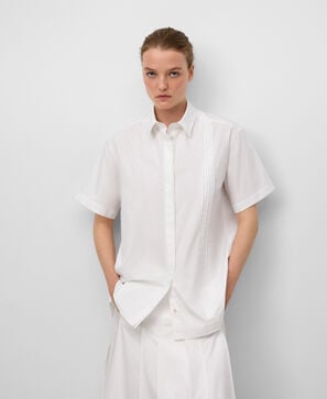 Organic cotton oversize shirt woman