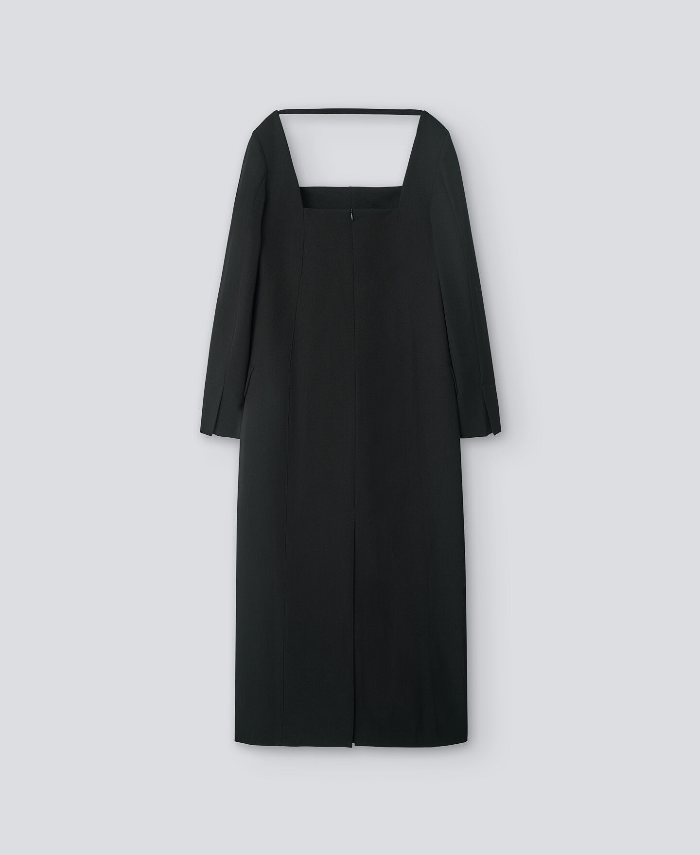 Robe noire encolure new arrivals carrée