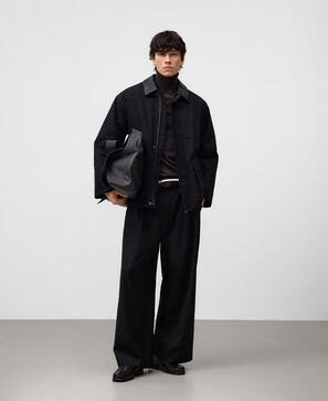 Merino wool turtleneck sweater man