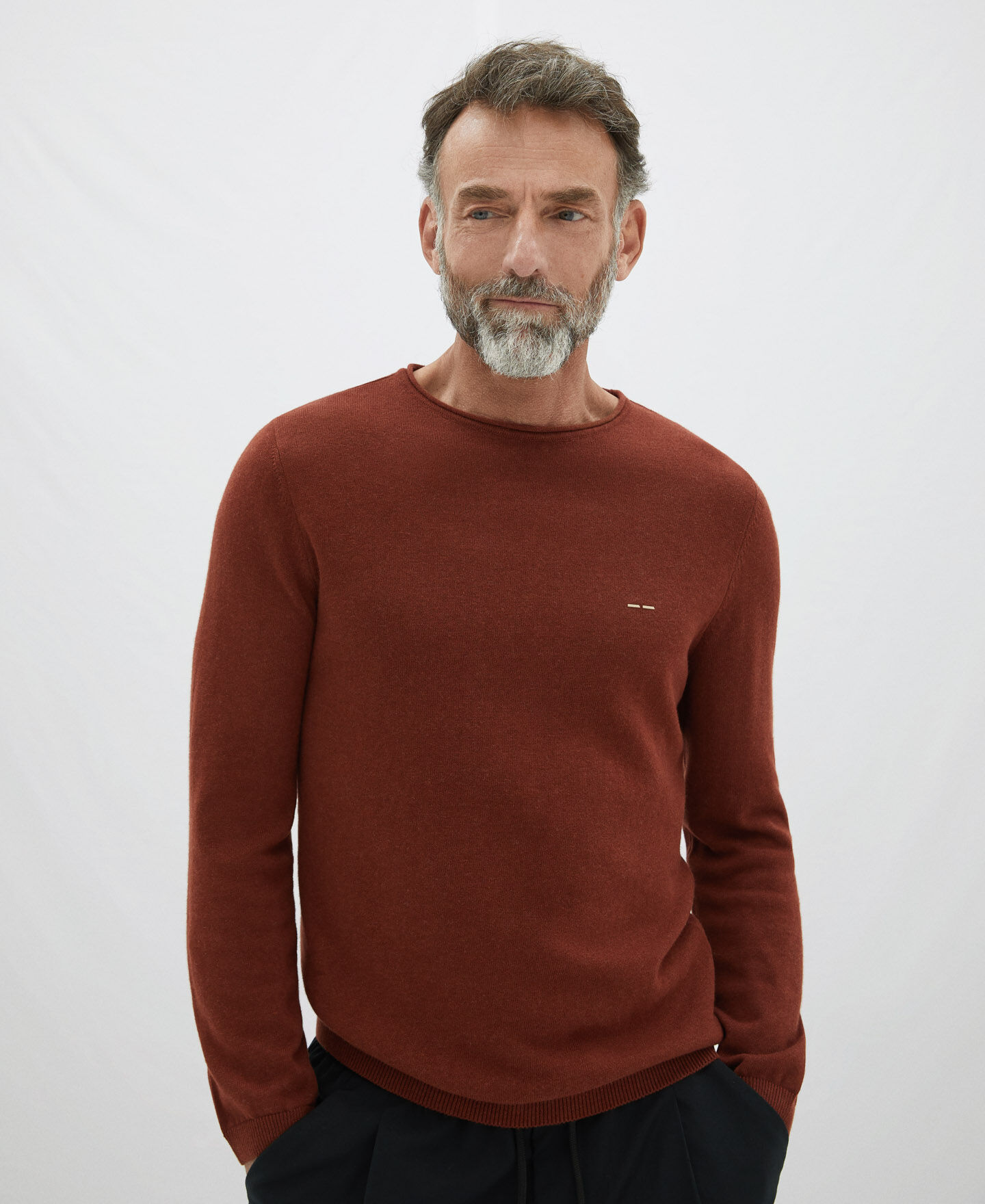 Roll collar sweater Clearance