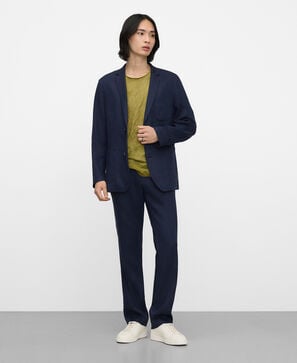 Linen tailored trousers