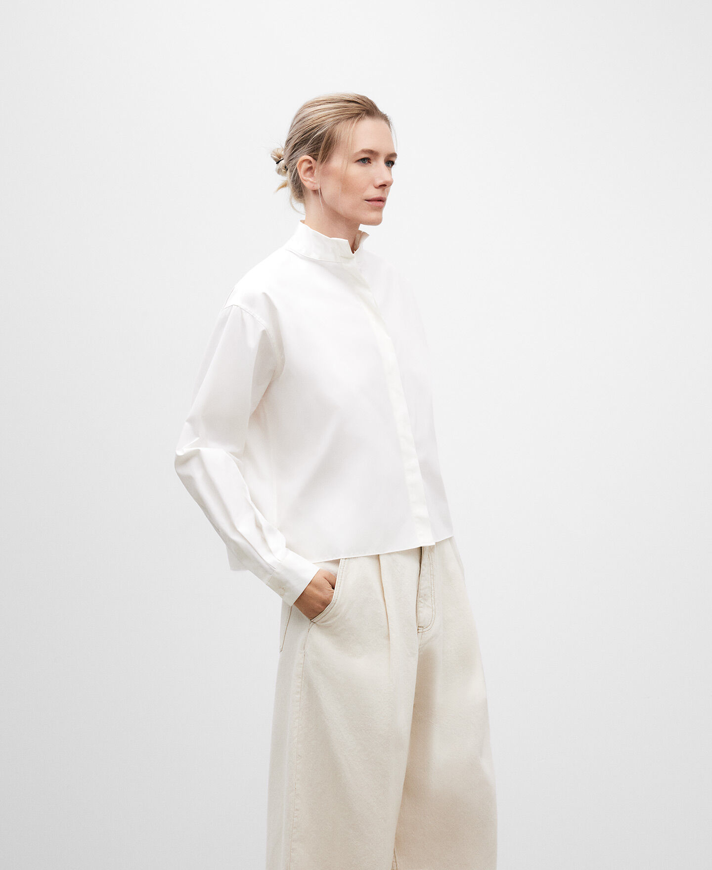 Camisa blanca adolfo dominguez sales