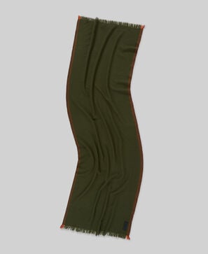 Khaki scarf man
