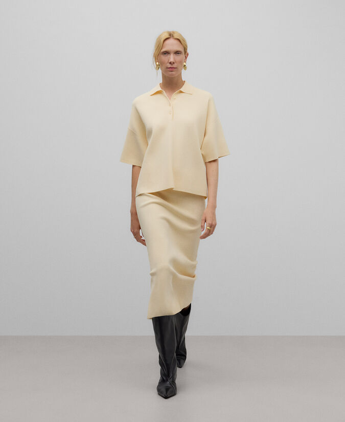 Adolfo dominguez Polo en punto mujer