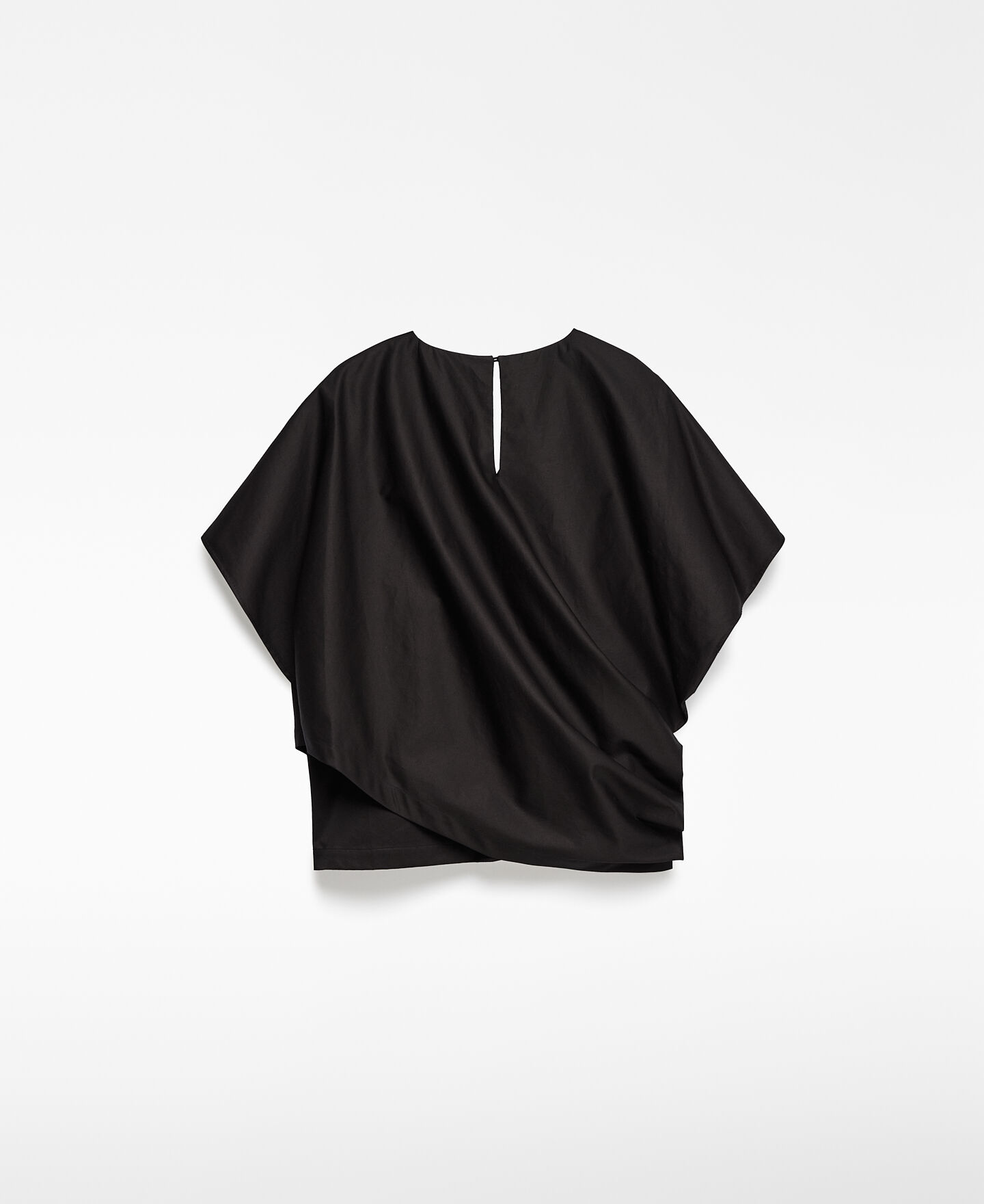 Cotton asymmetrical crossover top woman | AD España