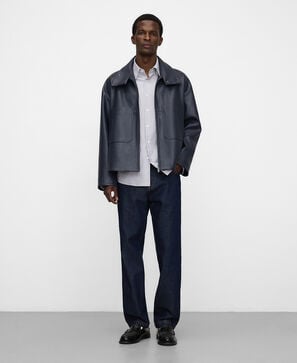 Pantal&oacute;n regular fit denim algod&oacute;n