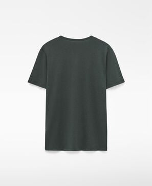Camiseta regular fit lyocell y algod&oacute;n