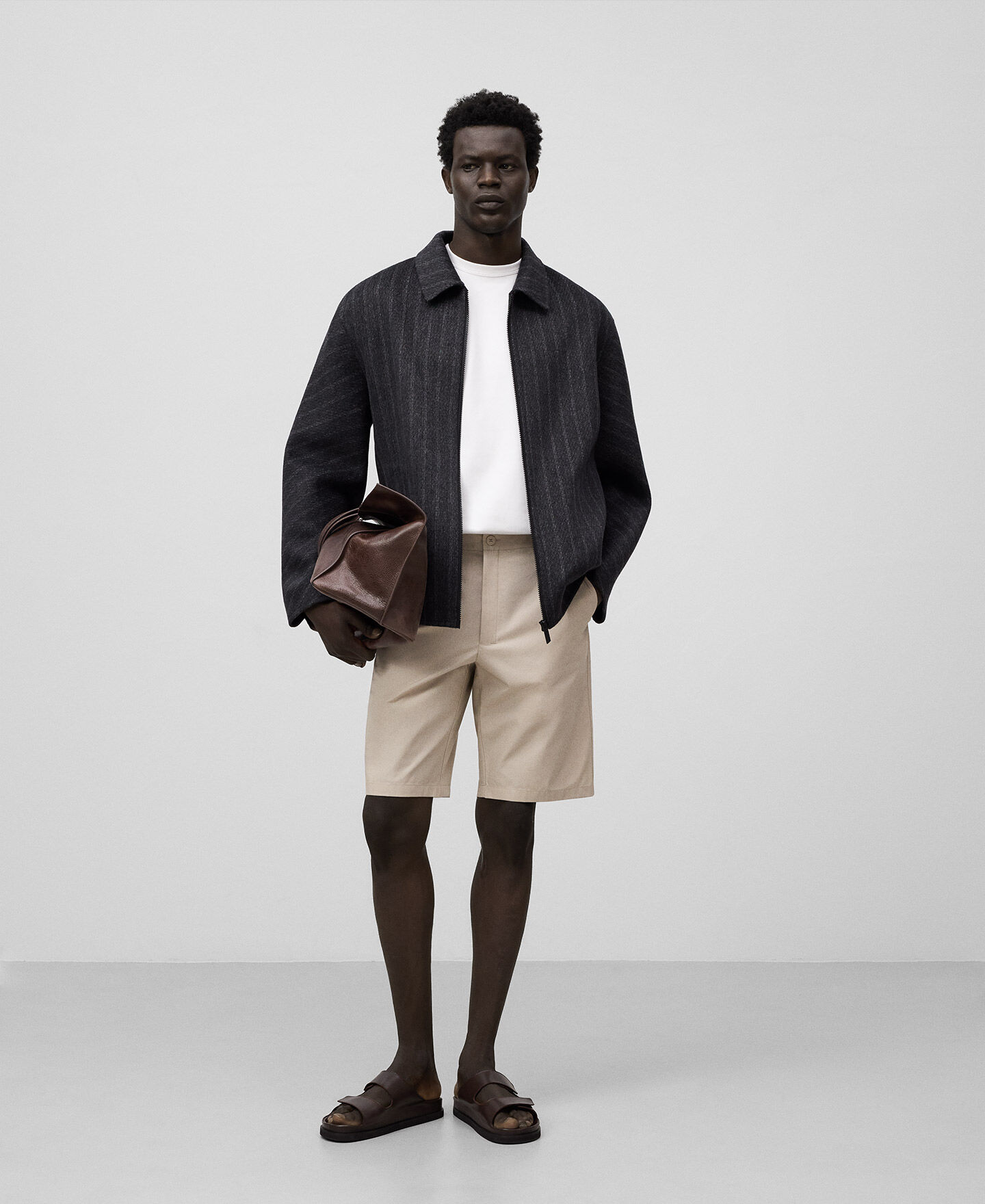 ■Acne Studio リネン&コットン バミューダ 半ズボン 1.jpg