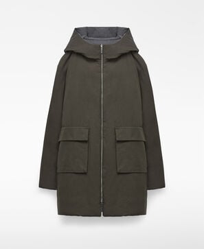 Abrigo acolchado reversible