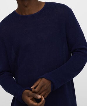 Jersey punto abierto lino europeo