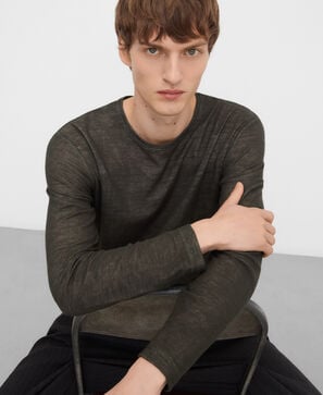 Camiseta manga larga doble tejido