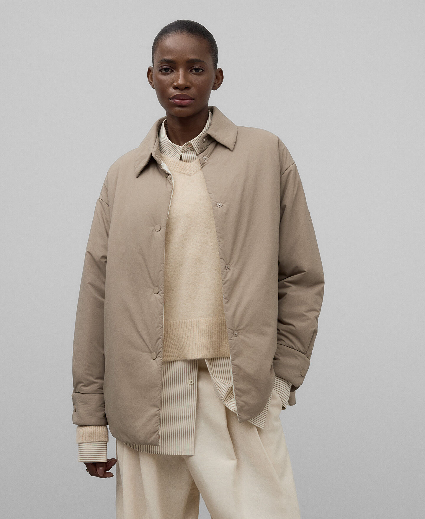 更にお値下げ】ADOLFO DOMINGUES スタンドカラー 防寒コート