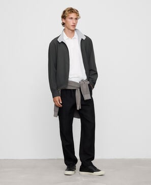 Nylon reversible jacket