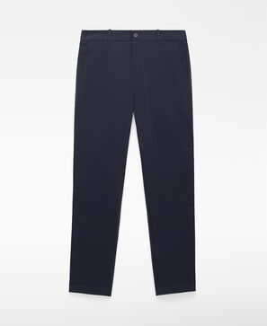 Cotton slim fit chino trousers