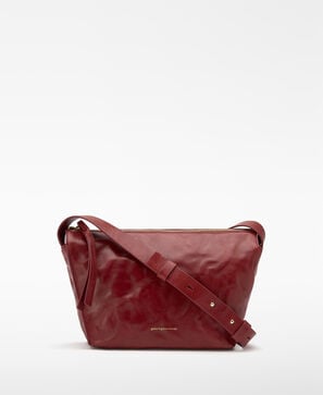 Ori&oacute;n washed leather large crossbody