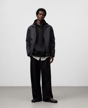 Veste matelassée à col rabattu pour homme