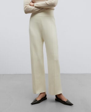 Double front trousers for women