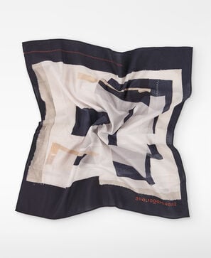 Cotton printed scarf man