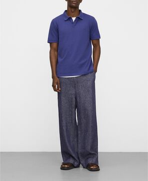 Regular fit organic cotton piqu&eacute; polo