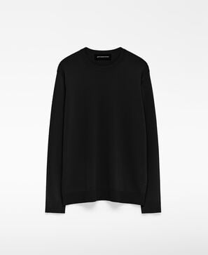 Knit crew collar sweater man