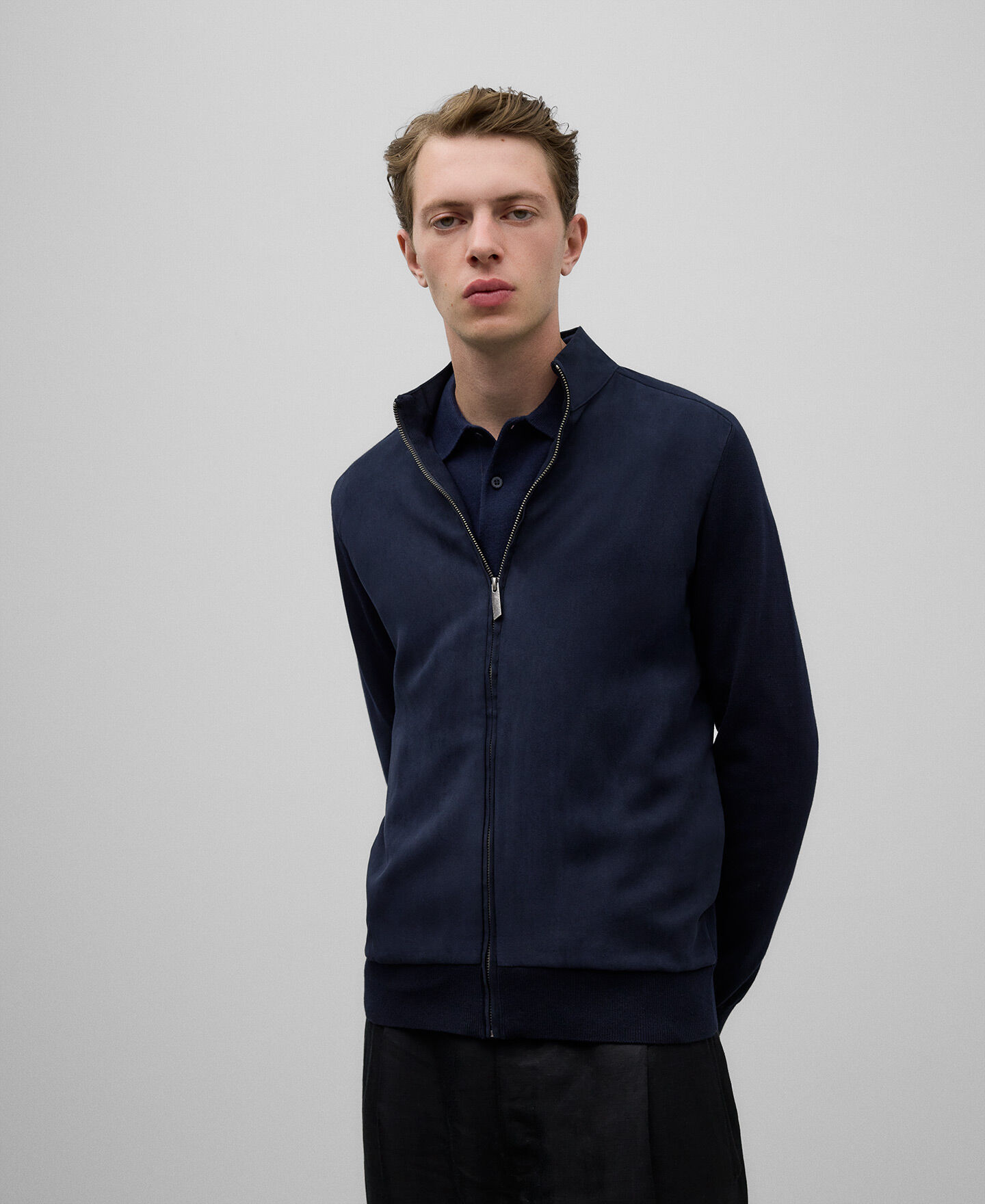 Suede cardigan mens on sale