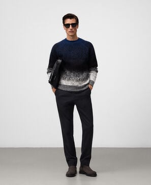 Camisola com efeito degrad&ecirc; de malha