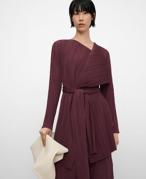 Unstructured crinkle jacket