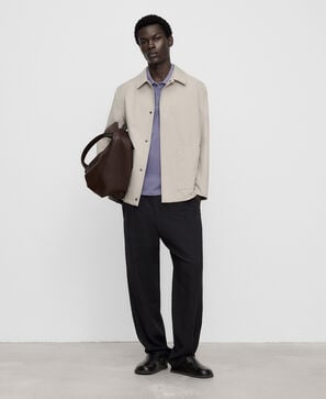 Cotton washed piqu&eacute; regular fit polo