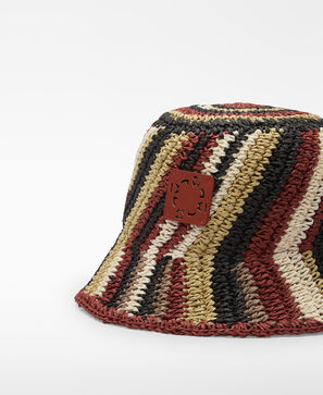 Paper multicolored bucket hat