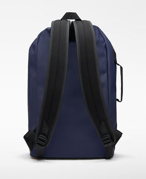Navy blue rectangular backpack man