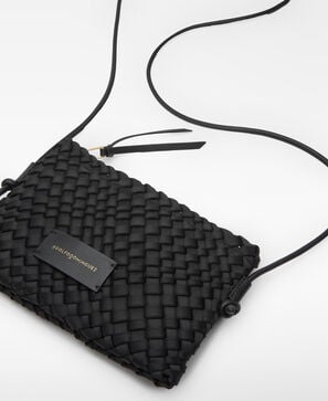 Braided fabric mobile phone holder woman