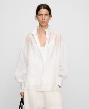 Chemise ample semi transparente