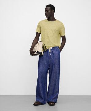 European linen heathered T-shirt